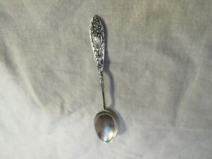 Antique English Hallmarks Sterling Silver Demi Tasse Spoon Mono 