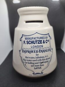 Vtg Pharmaceutical Inhaler Bottle Or Jar Replica F Schutze Co By Lilly