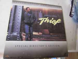 Vintage Laser Disc Movie Thief James Caan Deluxe Letter Box Edition Special Dire