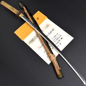 Authentic Nihonto Japanese Sword Katana Sukemitsu Signed Nbthk Kicho Antique