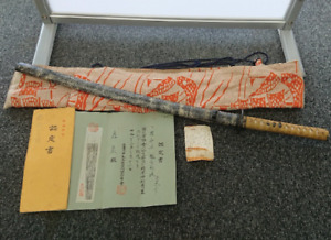 Japanese Sword Tachi 60 7cm Kanetane Muromachi Era 1500s W Certificate
