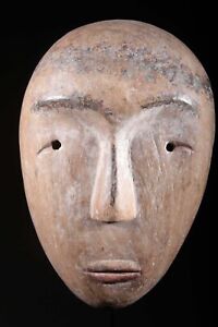 66 Antique Alaskan Native Inuit Mask With Certificate