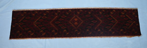 K 87 Vintage Hand Knotted Turkoman Torba Tribal Multicolor Beautiful Rug Carpet