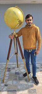 21 World Globe With Tripod Stand Educational World Map Globe Floor For Gift