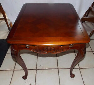 Cherry Carved Tea Table Side Table T 187 