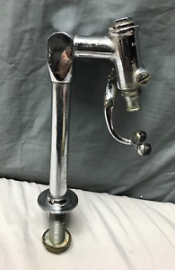 Vintage Single 9 Tall Chrome Plated Brass Economy Water Tap Faucet Old 2070 23b
