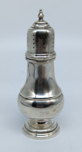 Antique Dunkirk Silversmiths Inc Sterling Silver Salt Pepper Shaker 10b