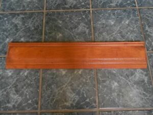 Antique Salvaged Walnut Carved Board With Trim Piece Attached 32 X 6 