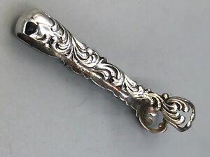 Antique Sterling Silver Small Fancy Sugar Tongs 3 5 8 