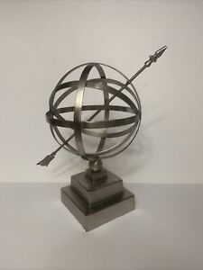 Vintage Large Armillary World Globe Sphere Vintage Antique Collectible