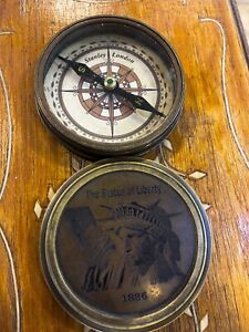 Antique Brass Sun Compass Historical Handcrafted Antique Souvenir 1886