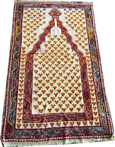 Antique Unusual Turkish Prayer Rug