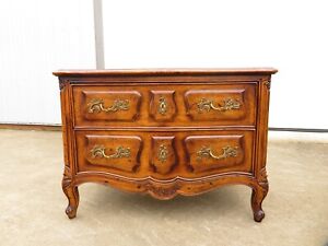Vintage Henrendon Villandry Louis Xv Style 2 Drawer Chest Or Nightstand French