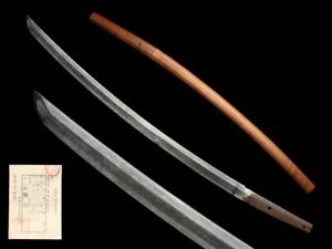 Japanese Katana Antique Real Sword Mumei Shirasaya Samurai Japan Tachi 23 93 In