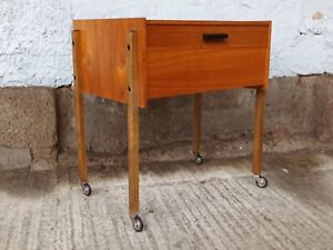 Sewing Table Vintage Sideboard Retro Jewellery Box N Hwagen Danish Walnut 60er 3