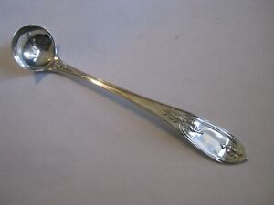 1860s Olive Pattern Pure Coin 5 5 Mustard Spoon By Newell Harding Co Boston