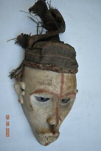 Orig 499 Yombe Mask 1900s Large 14in Prov 