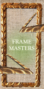 Hand Carved Wood 3 Picture Frame Mirror Gilded In Genuine 22k Gold Leaf