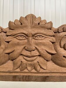 A Beautiful Carved Pediment In Wood