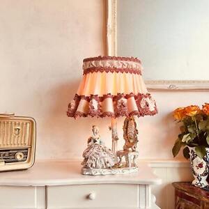 Gorgeous Dresden Porcelain Table Lamp Made In Germany Vanity Lamp
