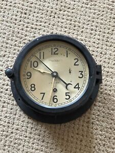 Rare Vintage 6 Dial Chelsea Ships Clock W Sweep Second Baker Lyman New Orleans