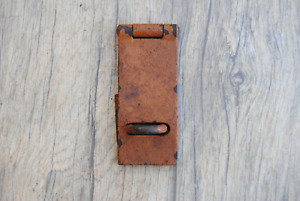 Vintage Iron Drawer Dresser Tool Box Chest Trunk Drop Lifting Latch Lock Ornate