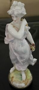 Sevres France 18th C Peasant Woman Killing Rooster W Passion Figure 2 Marks