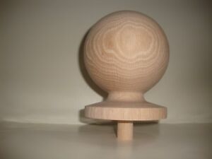 Wood Finial Unfinished For Newel Post Finial Or Cap 101