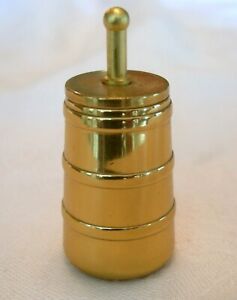 Solid Brass Miniature Butter Chrun Decor Vintage American Collectible Usa