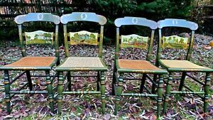  4 Set Andrew Jackson Jefferson Adams Washington Limited Edition H Chairs