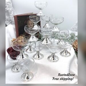 Sterling Silver Dessert Cups Duchin Creations Weighted Champagne Cups Set 15 