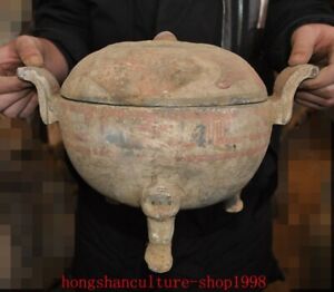 12 8 Old Chinese Dynasty Tang Sancai Pottery Sacrifice Incense Burner Censer