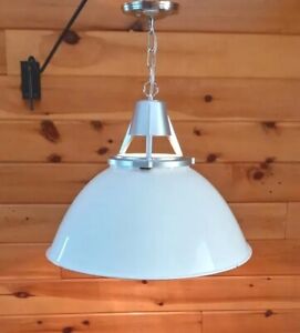 Vintage 1950s 60s Mid Century Industrial Atomic Space Age Light Huge 2 Avail