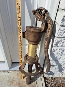 Vintage F E Myers Pump 1912 Ashland O Brass Cast Iron Farm Well Water Hand Works