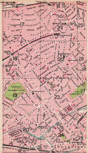 London Nw Maida Vale St John S Wood South West Hampstead Swiss Cottage 1935 Map