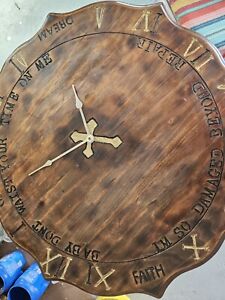 Old Circle Wood Table Customized