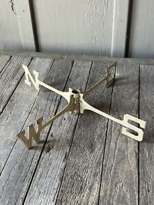 Antique Style Weathervane Directional Arms Solid Brass Nsew 18 Vintage N S E W