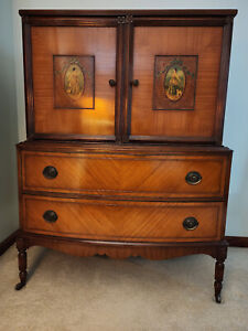 Antique French Country 4 Piece Bedroom Set