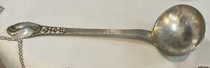Evald Nielsen Signed Danish Silver Soup Ladle 12 3 Towers Christian F Heise