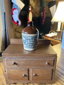 A Great Miniature Advertising Jug 19th Century Vinegar Paducah Kentucky