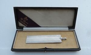 25g Large Japanese Unmonogrammed Heavy Pendant Sterling Silver W Original Box