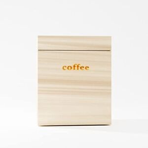 Paulownia Coffee Storage Container For 12 Ounce Made In Japan