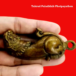 Takrut Amulet Thai Lp Pina Pendant Talisman Power Protection Magic Buddha Charm