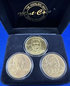 Dallas Cowboys Ackman Sanders Smith Highland Mint 3 Bronze Coin Set 36