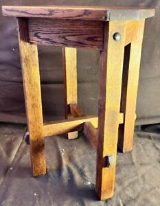 Antique Mission Era Arts Crafts Period American Furniture Table Plant Stand