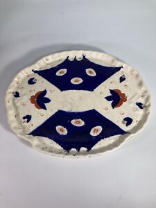 Gaudy Dutch Kensington Fine Arts Pottery Kfa Imari Pattern Vanity Tray 11 3 4