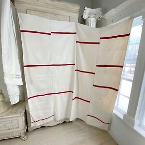Christmas Fabric Grain Sack Material Tablecloth Curtain Upholstery Fabric Antiq