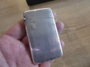 Quality Antique Solid Hallmarked Silver Card Case Dates C 1929