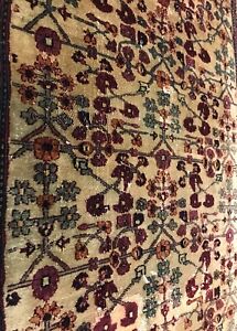 An Awesome Antique Indian Runner Rug