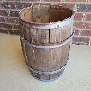 Antique Wood Barrel Keg